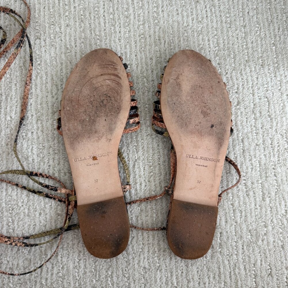 Ulla Johnson Damia Flat In Python - image 2